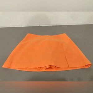 Steve Madden Vibrant Orange Mini Skort
